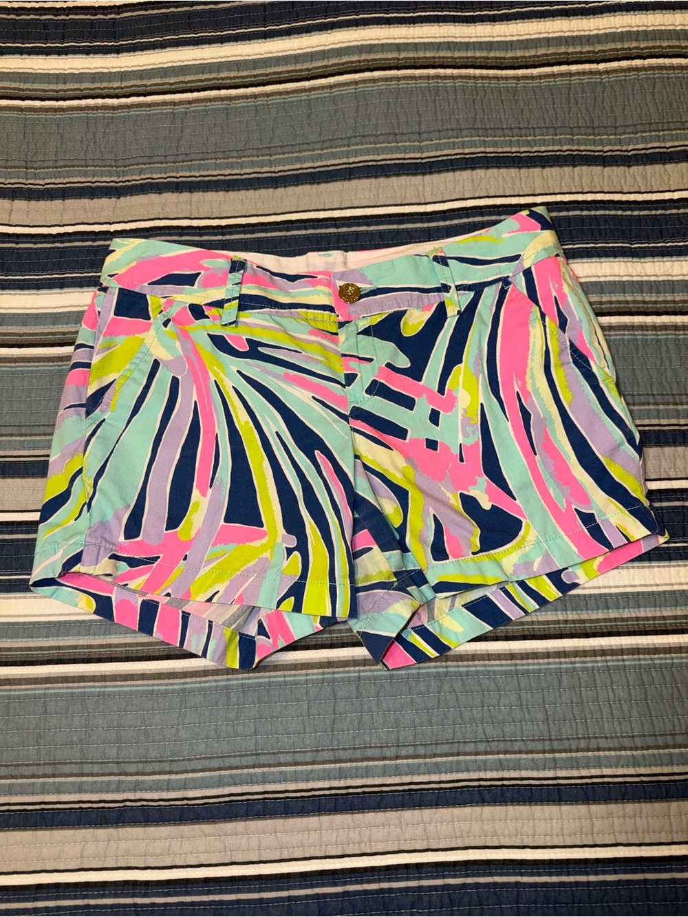 Lilly Pulitzer “Palm Reader” Print Shorts